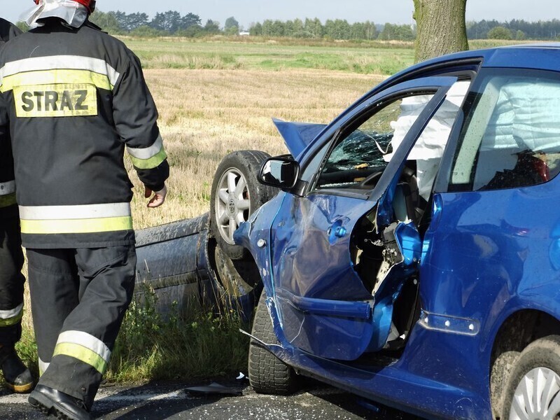 Zdjęcie 10: Wypadek przy Moryca. Trzy osoby ranne