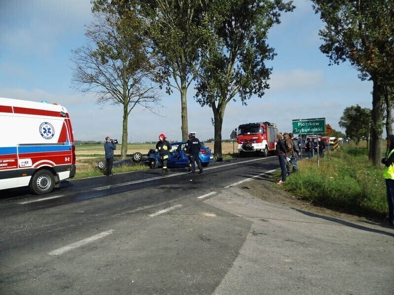 Zdjęcie 14: Wypadek przy Moryca. Trzy osoby ranne