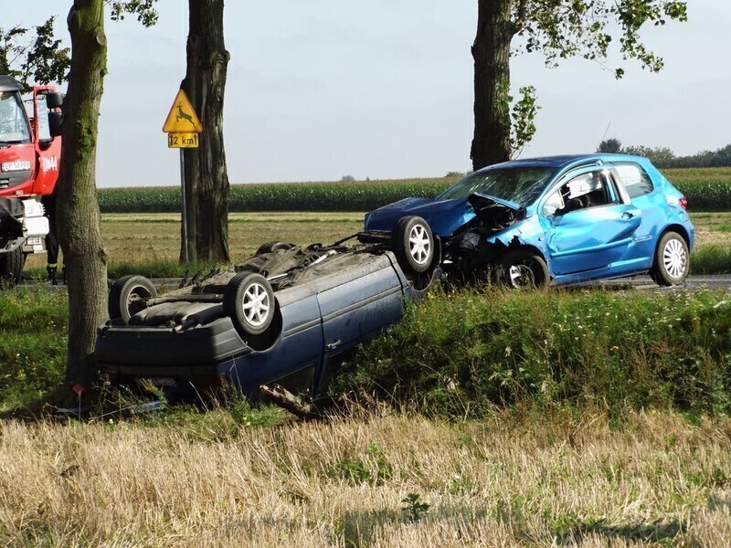 Zdjęcie 20: Wypadek przy Moryca. Trzy osoby ranne
