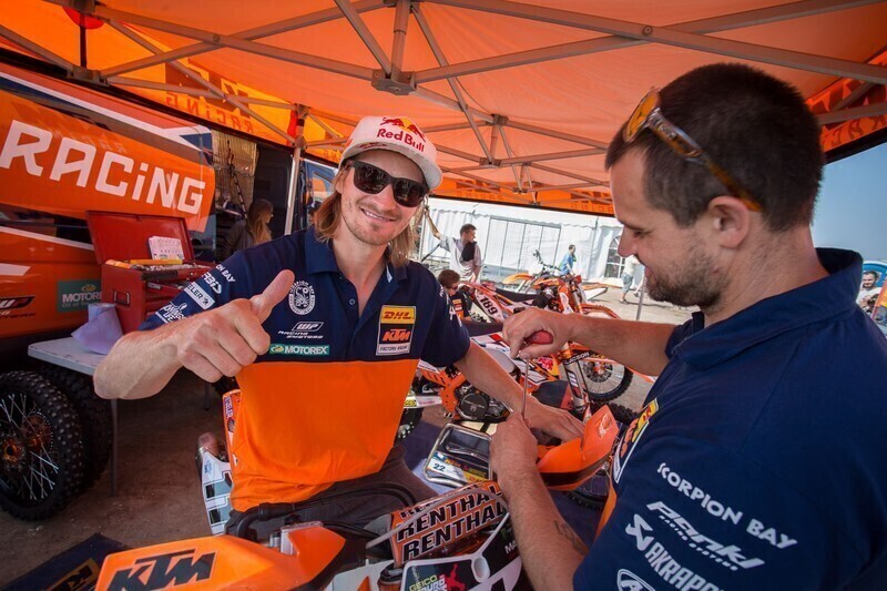 Zdjęcie 5: Pierwszy dzień motocyklowych zmagań w kopalni za nami