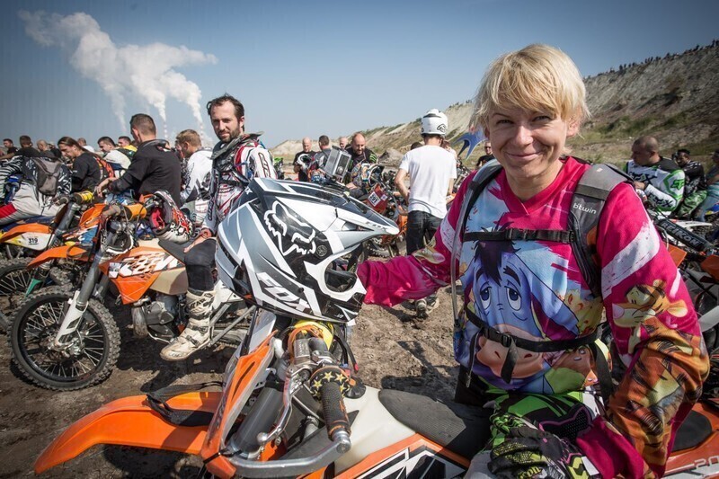 Zdjęcie 6: Pierwszy dzień motocyklowych zmagań w kopalni za nami