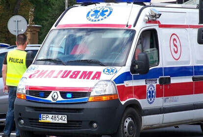 Wypadek na Wojska Polskiego. Kobieta w 9 miesiącu ciąży w szpitalu