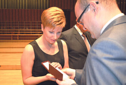 Agnieszka Warchulińska zasłużona dla kultury