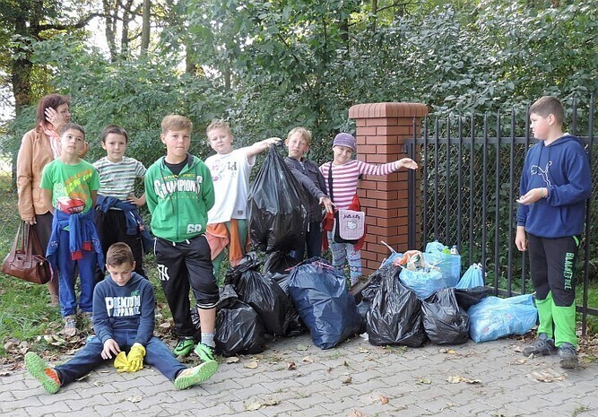 Zebrali 15 tony śmieci