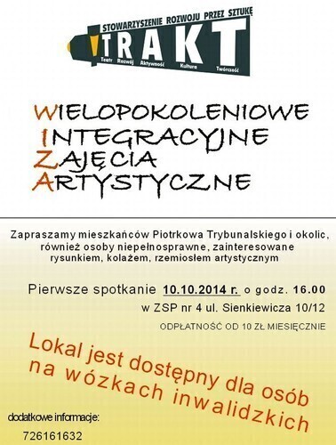 W ZSP nr 4 będą rozwijać przez sztukę