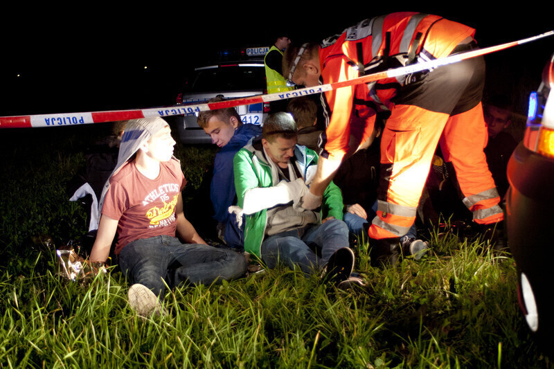 Zdjęcie 14: Kilkunastu rannych po zderzeniu pociągu z samochodem (ćwiczenia służb + VIDEO) 