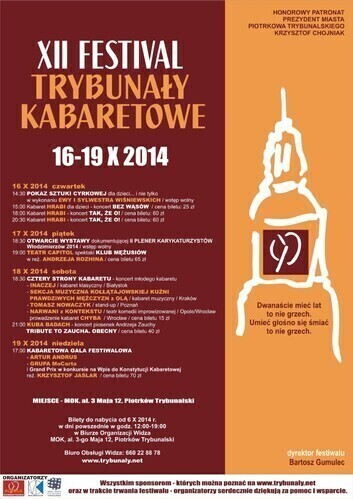 Trybunały Kabaretowe Są jeszcze bilety