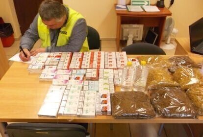 Miał alkohol i papierosy bez akcyzy