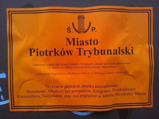 Kto ogłosił śmierć Piotrkowa