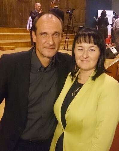 Zdjęcie 1: Paweł Kukiz popiera Aleksandrę Rozpędek 