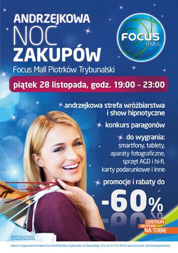 Andrzejkowa Noc Zakupów w Focus Mall