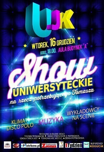 Zrobią show pomogą Tomkowi
