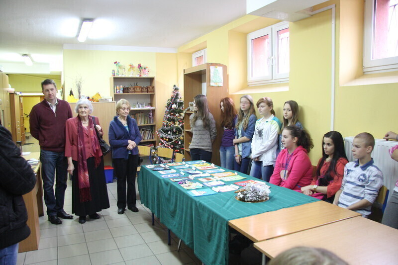 Zdjęcie 6: Uczniowie z Gimnazjum nr 2 nagrodzeni w świątecznym konkursie