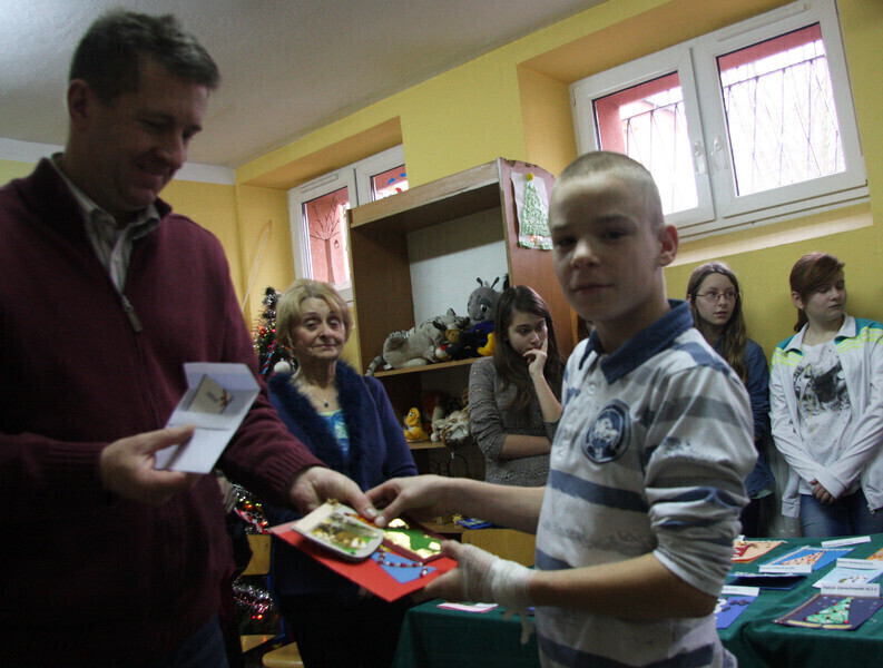 Zdjęcie 13: Uczniowie z Gimnazjum nr 2 nagrodzeni w świątecznym konkursie