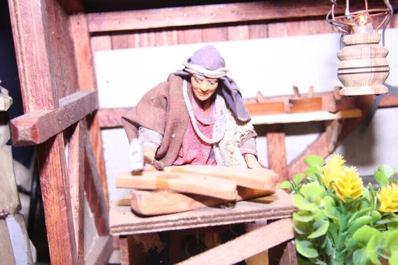 Zdjęcie 7: Szopkę kolejarzy można oglądać od Wigilii