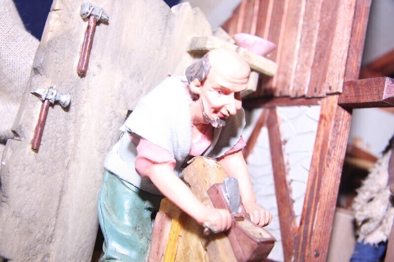 Zdjęcie 8: Szopkę kolejarzy można oglądać od Wigilii