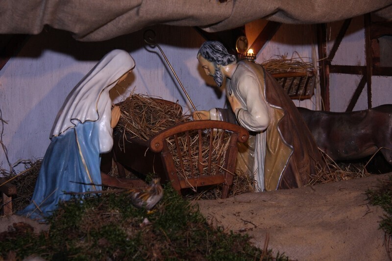 Zdjęcie 9: Szopkę kolejarzy można oglądać od Wigilii