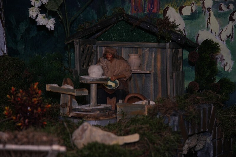 Zdjęcie 19: Szopkę kolejarzy można oglądać od Wigilii