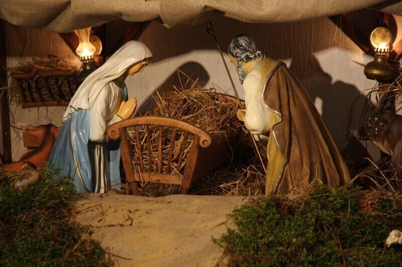 Zdjęcie 31: Szopkę kolejarzy można oglądać od Wigilii