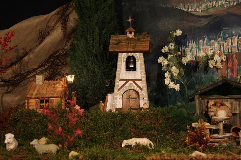 Zdjęcie 35: Szopkę kolejarzy można oglądać od Wigilii