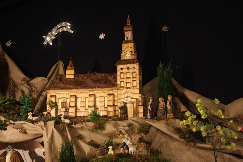 Zdjęcie 36: Szopkę kolejarzy można oglądać od Wigilii