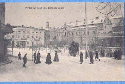 Zdjęcie 1: Piotrków w zimowej szacie