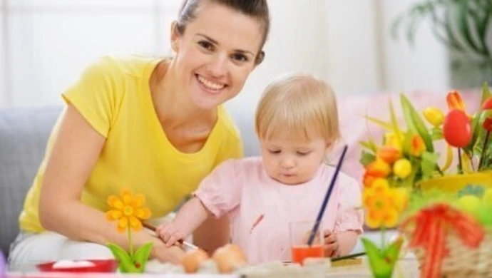 Wielkanocny talerzyk dziecka