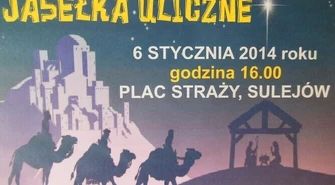 Sulejów. Jasełka uliczne