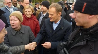 Donald Tusk w Strzałkowie koło Radomska