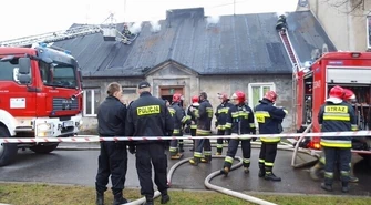 Pożar przy placu Litewskim