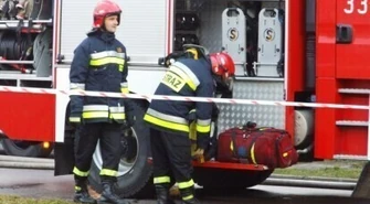 Płonęła część masarni w Rakowie