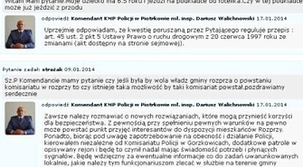 Internauci pytają - komendant odpowiada