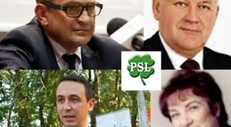 Posłowie i samorządowcy na listach PSL