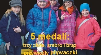 Triumf piotrkowskich pływaczek