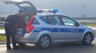 Pijany kierowca potrącił rowerzystę i odjechał