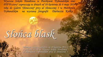Pejzaż zdobiony słońcem - wystawa zdjęć w WSH