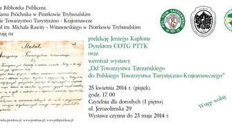 Biblioteka zaprasza na prelekcję i wernisaż wystawy