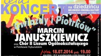 "Gwiazdy i Piotrków" - koncert Marcina Januszkiewicza 