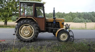 Medalistka olimpijska wjechała rowerem w ciągnik rolniczy