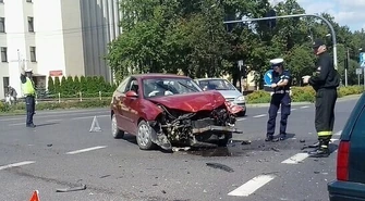 Na Słowackiego zderzyły się auta