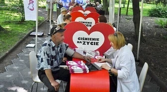 W Piotrkowie też badali serca 