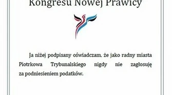 Obiecaj, że nie zagłosujesz za podwyżką podatków! 