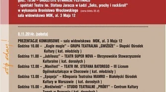 MOK zaprasza na „Trybunę Teatru” 