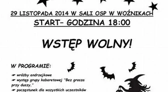 Będzie zabawa andrzejkowa w Woźnikach