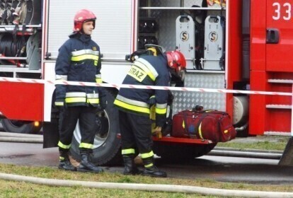 Pożar w Piomie Odlewni