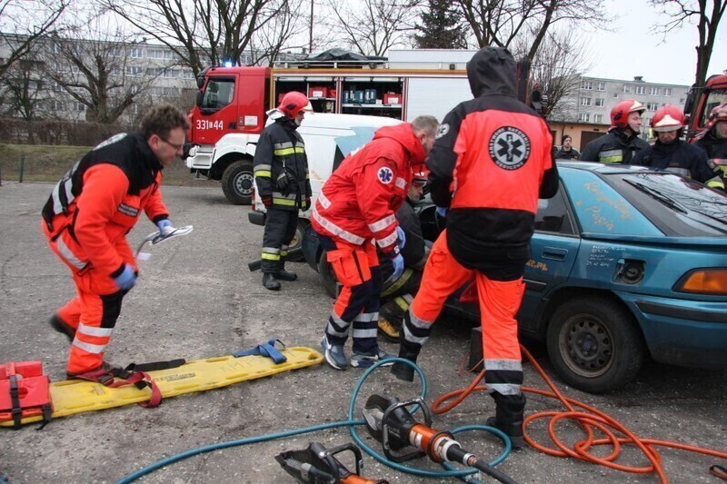Zdjęcie 25: Wypadek podczas Orkiestry... pozorowany