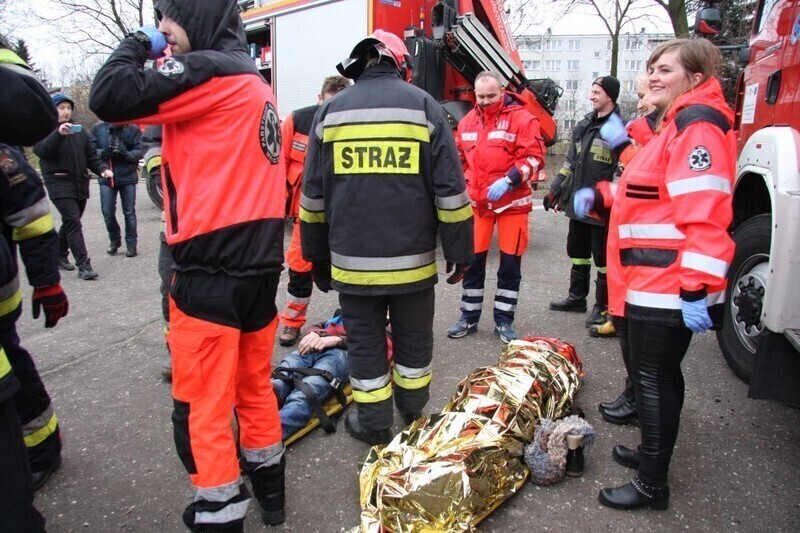 Zdjęcie 30: Wypadek podczas Orkiestry... pozorowany