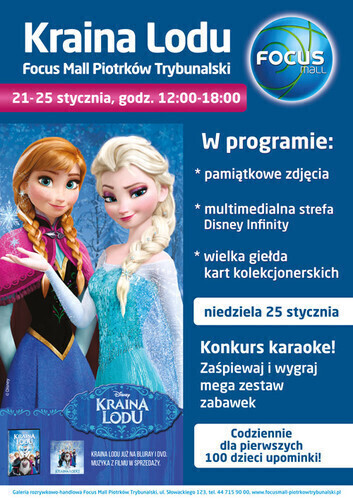 Kraina Lodu Disneya w Focus Mall