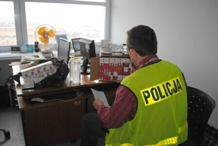 Znaleźli kontrabandę na osiedlu Wyzwolenia