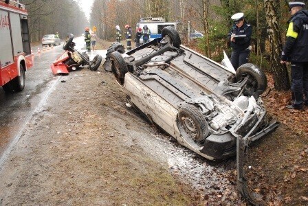 Śmiertelne zderzenie ciągnika i samochodu